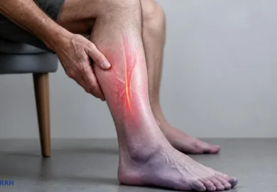 Symptoms of leg cramps نشانههای گرفتگی عروق پا