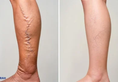 فرق واریس و رگ عنکبوتی